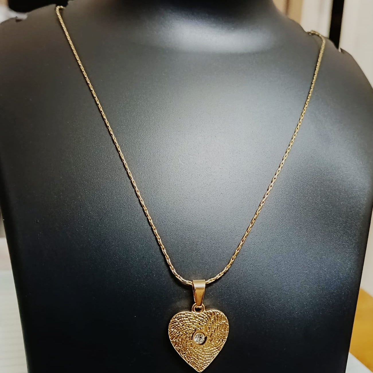 Fingerprint Heart Necklace