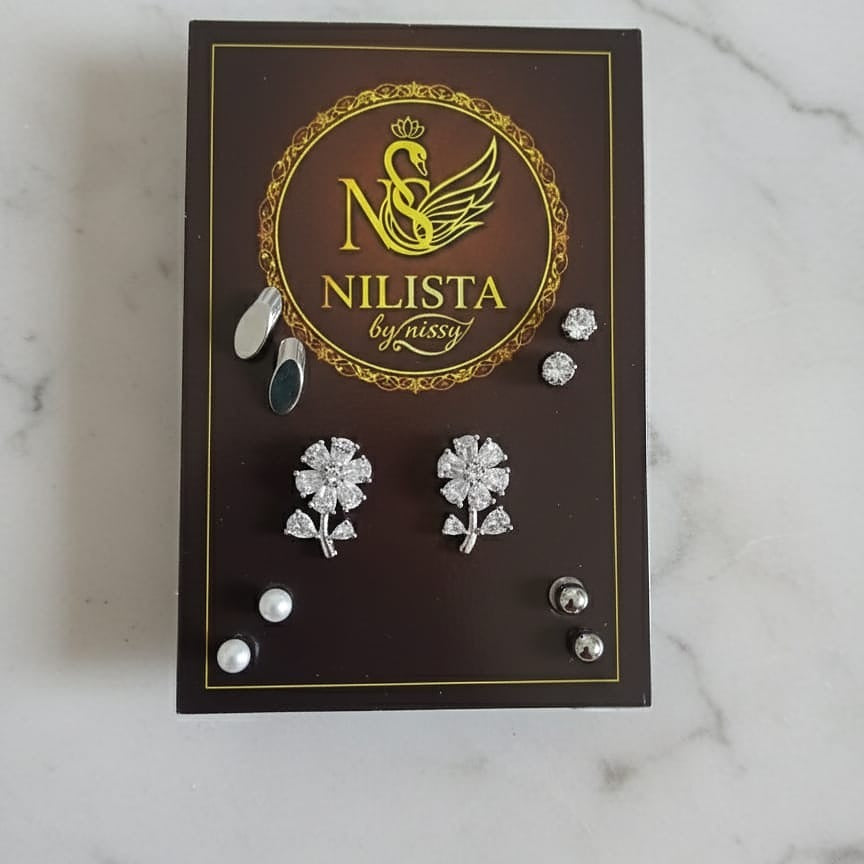 Silver-Tone Stud Collection