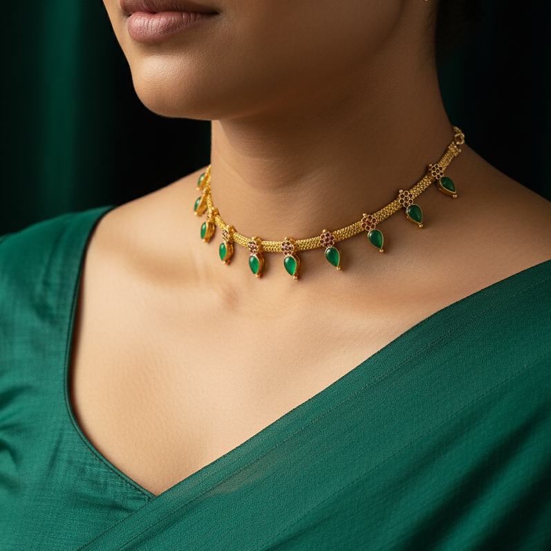 Bridal & Wedding Jewelry Collection Choker Set