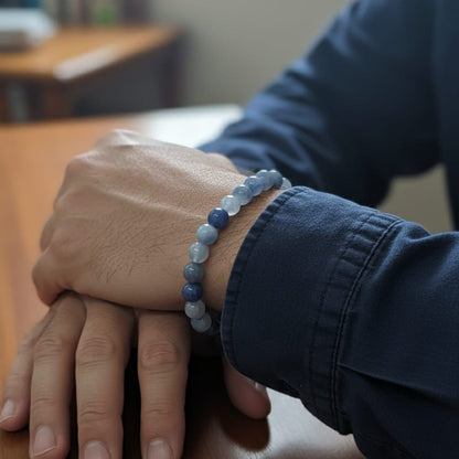 Celestial Mist Gemstone Bracelet