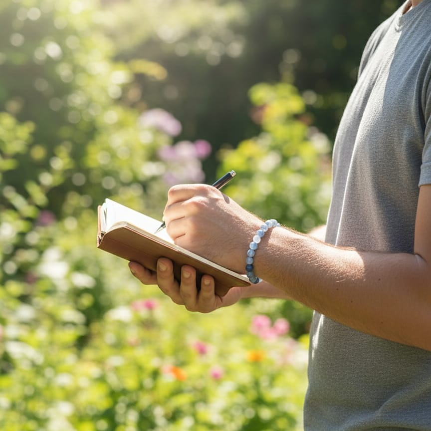 Celestial Mist Gemstone Bracelet