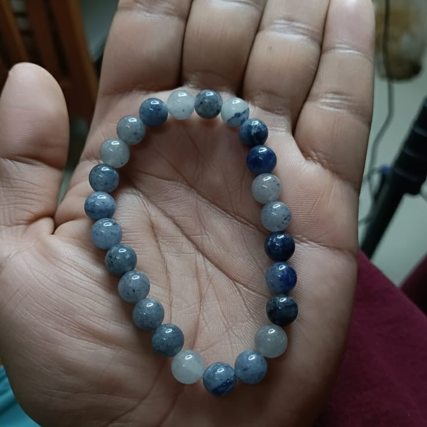 Celestial Mist Gemstone Bracelet