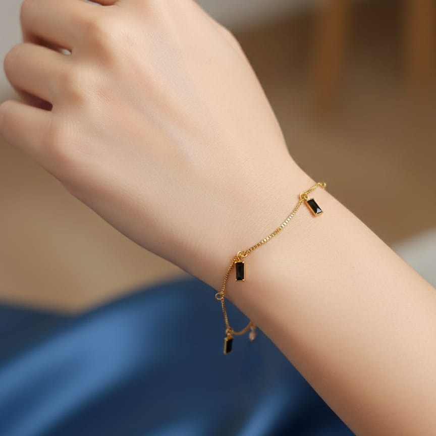 Charms bracelet Black Colour 