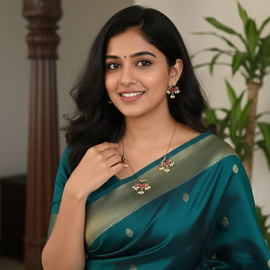 Dainty Floral Invisible Jewelry Set