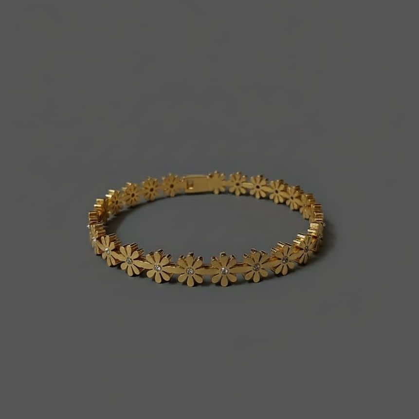 Delicate Daisy Chain Bangle