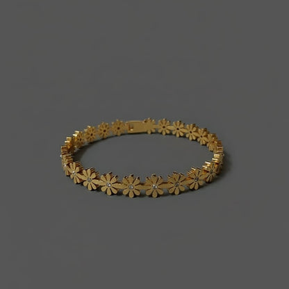 Delicate Daisy Chain Bangle