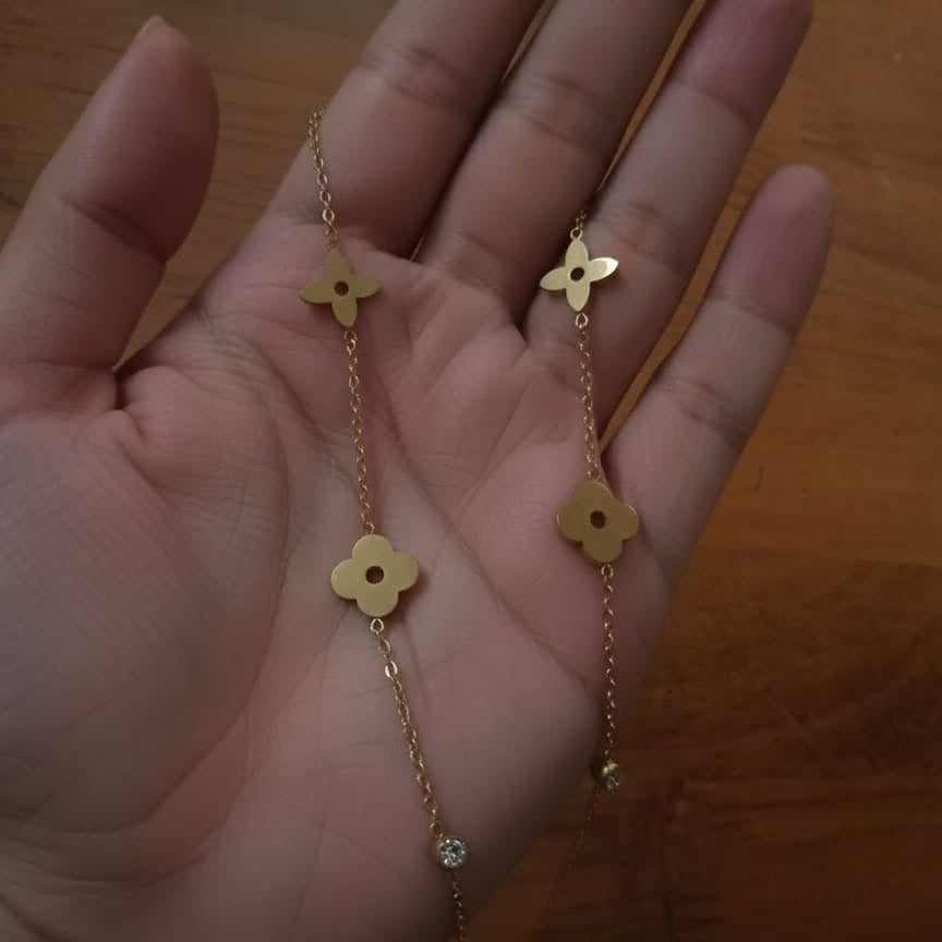 Delicate Gold-Tone Chain Necklace