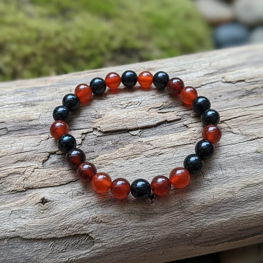 Ember & Earth Beaded Grounding Bracelet