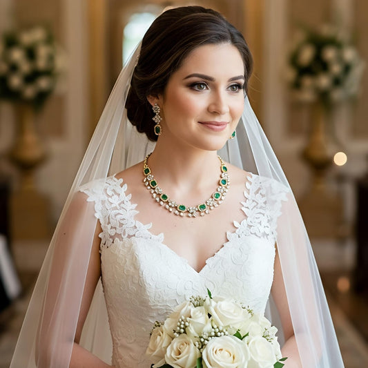 Emerald & Diamond-Simulant Heritage Set