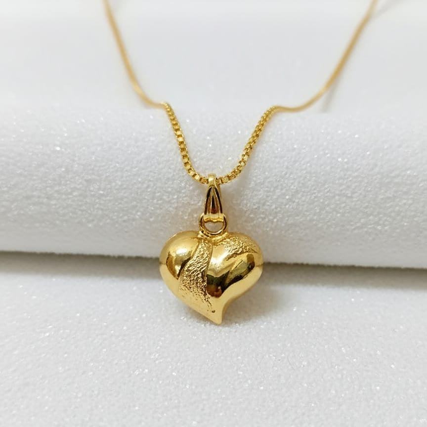 Eternal Puffed Heart Pendant