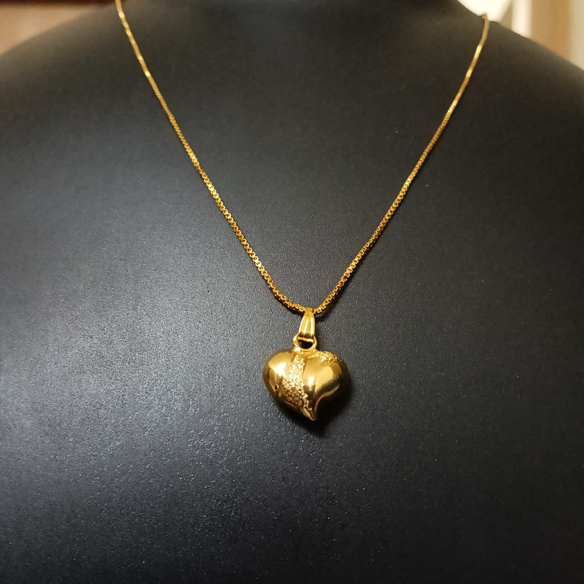 Eternal Puffed Heart Pendant