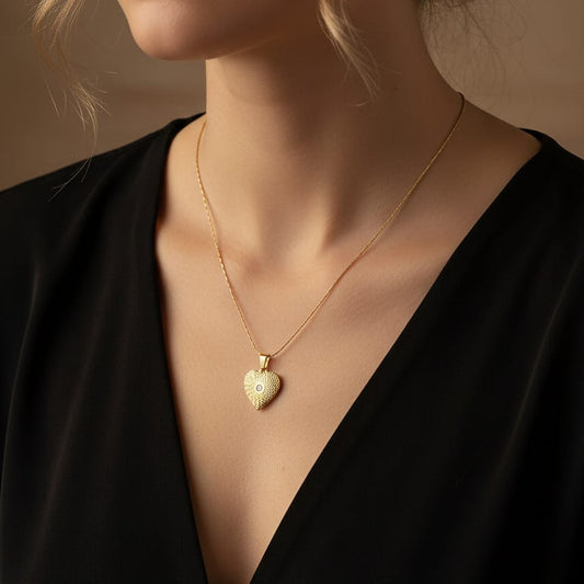 Fingerprint Heart Necklace