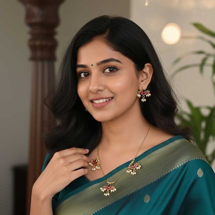 Dainty Floral Invisible Jewelry Set