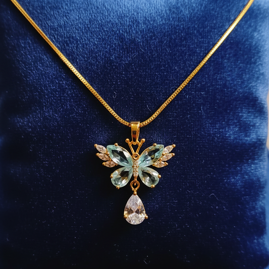 Elegant Butterfly Pendant Necklace