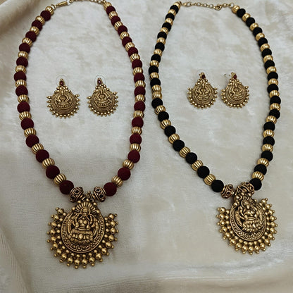 Jewelry set with necklaces and earrings 
