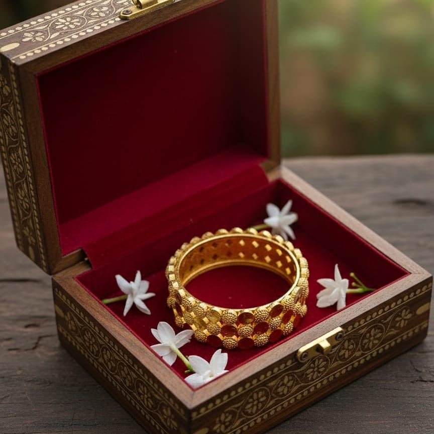 Timeless Elegance Gold Bangles