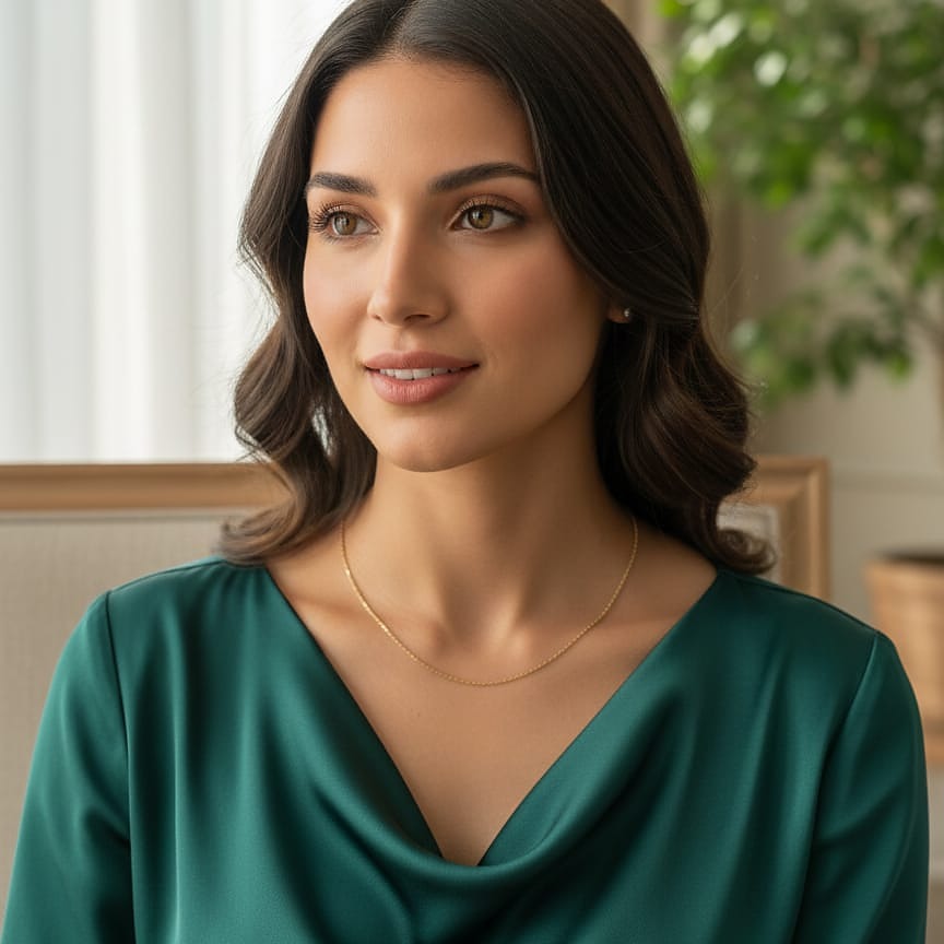 Minimalist Gold Link Chain Necklace