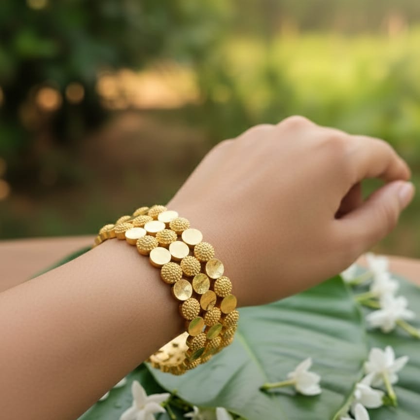 Timeless Elegance Gold Bangles