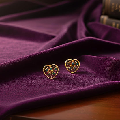 Heart-shaped earring 