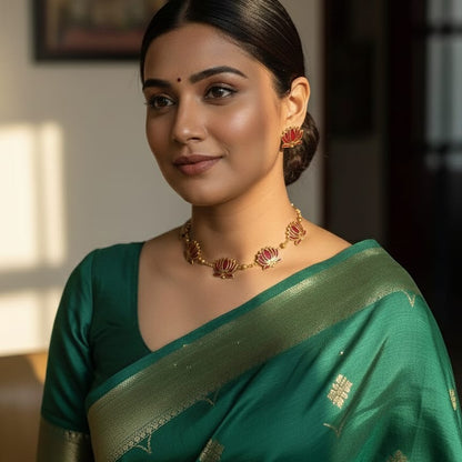 Lotus Jewelry Choker Set