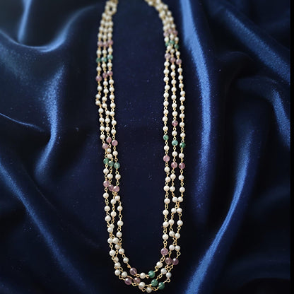 Multicolored beaded necklace 