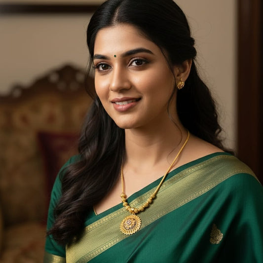 Ornate Gold Medallion Necklace