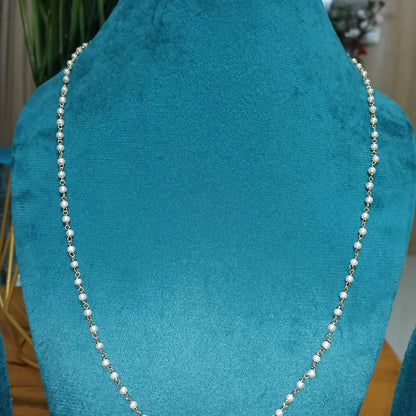 Classic White Pearl Grace Necklace