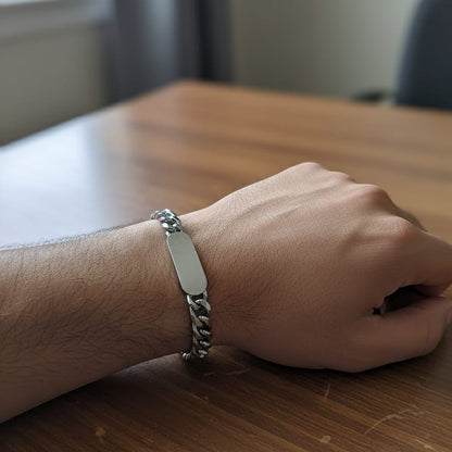 Polished ID Chain Bracelet