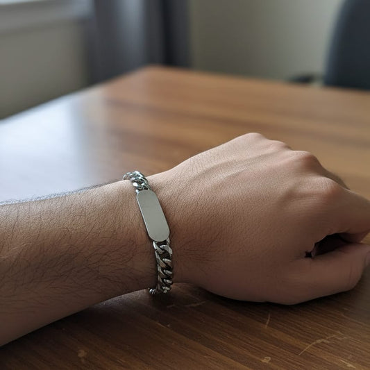 Polished ID Chain Bracelet
