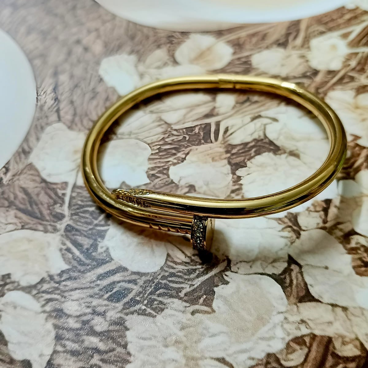 Premium STAINLESS STEEL Anti-Tarnish Kada Bangle 1