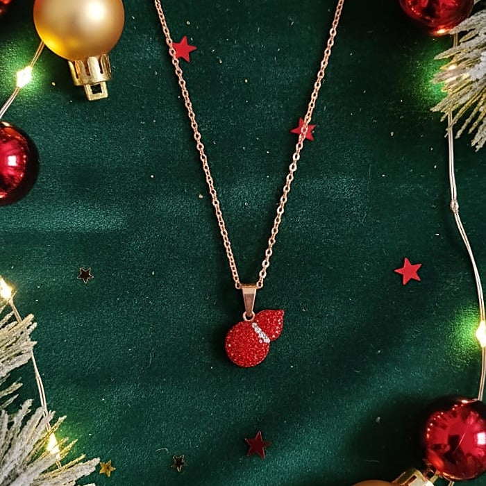Santa Hat Necklace