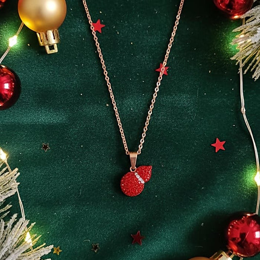 Santa Hat Necklace