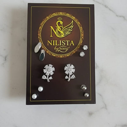 Silver-Tone Stud Collection