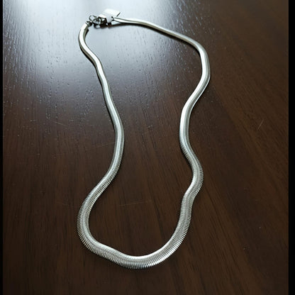 Men’s Silver Snake Chain Necklace