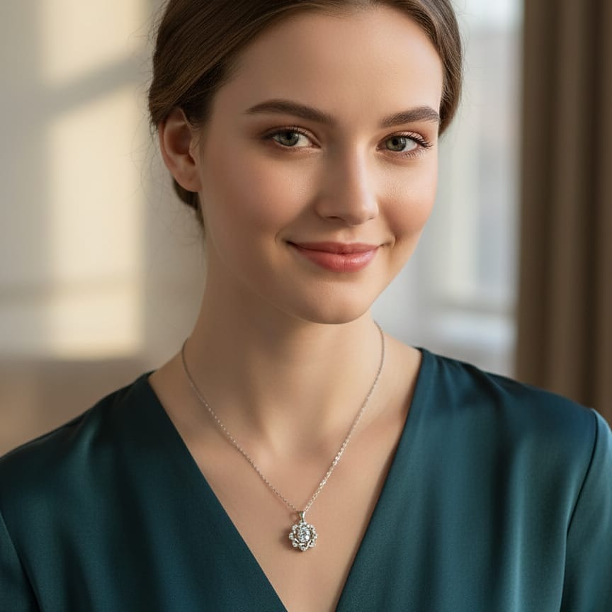 Starburst Pendant Necklace