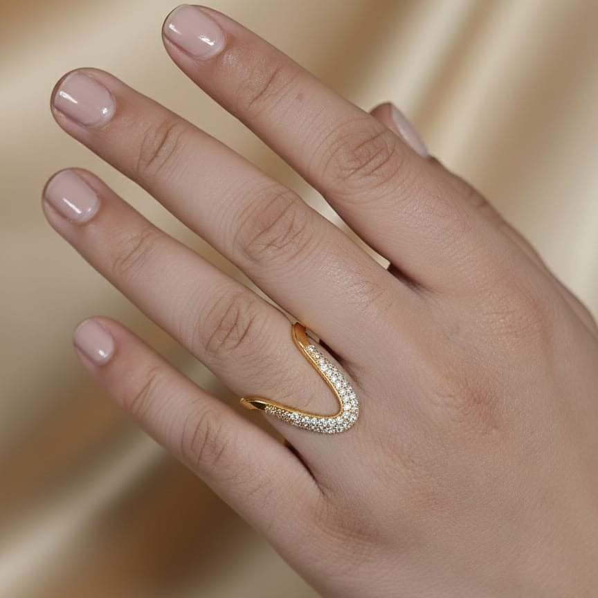 V-Shaped Statement Rings