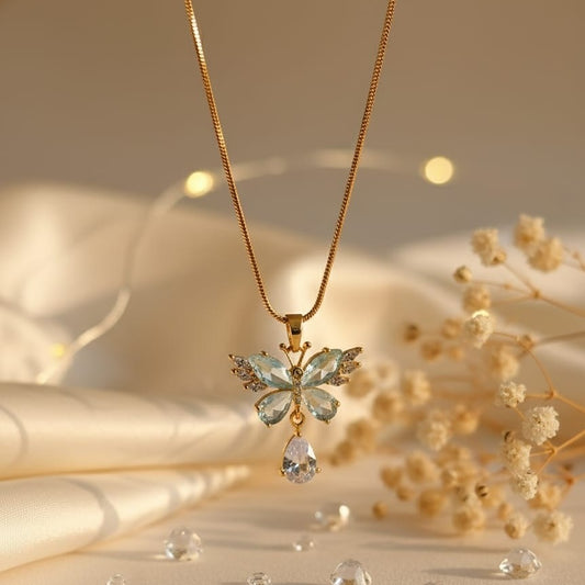 Elegant Butterfly Pendant Necklace