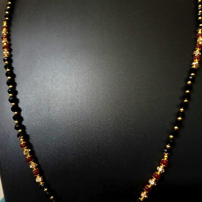 Midnight Sparkle Beaded Chain