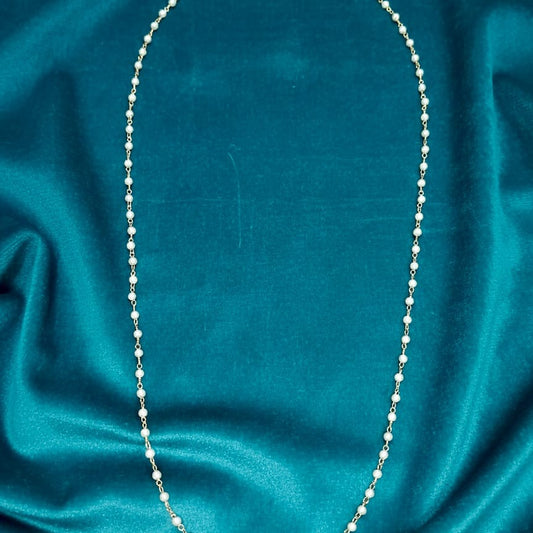 Classic White Pearl Grace Necklace