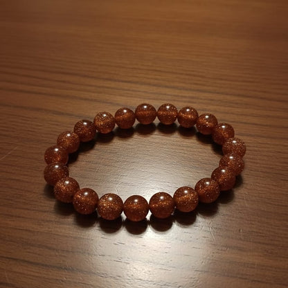Brown beaded bracelet 
